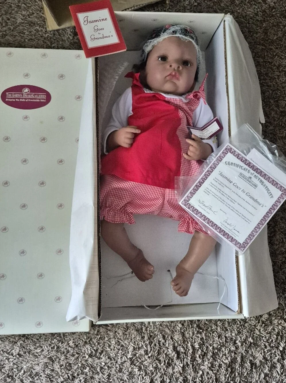 'Jasmine' Baby Doll in Red Outfit